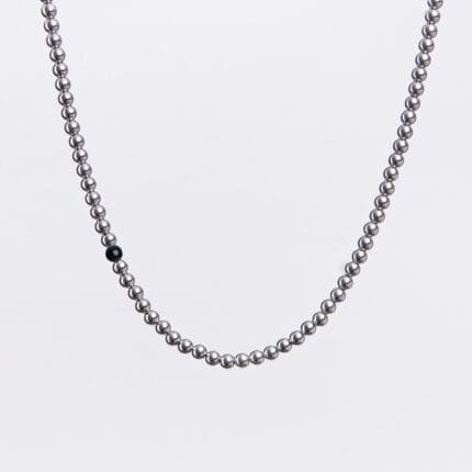 biserna ogrlica Crystal crni oniks