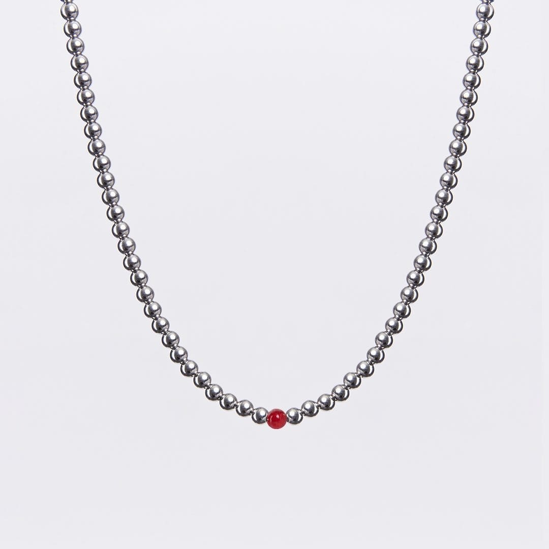 biserna ogrlica Crystal crveni kvarc biserna ogrlica Crystal crveni kvarc