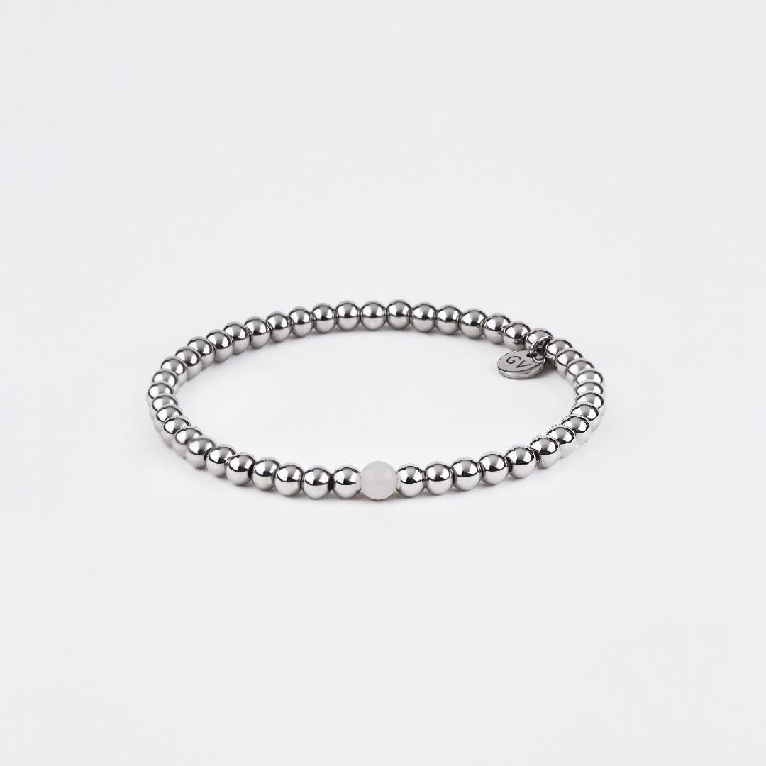 narukvica Crystal mini srebrna roze kvarc narukvica Crystal mini srebrna roze kvarc