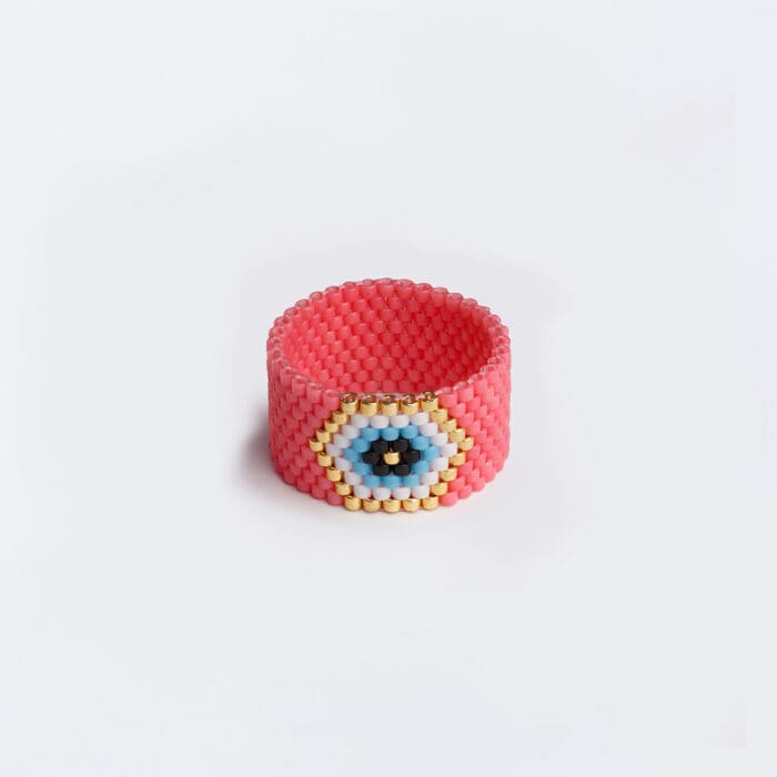 Evil Eye roze zlatni prsten Evil Eye roze zlatni prsten