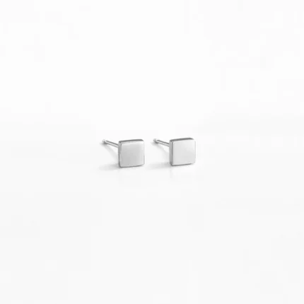 mini minđuše kvadrat