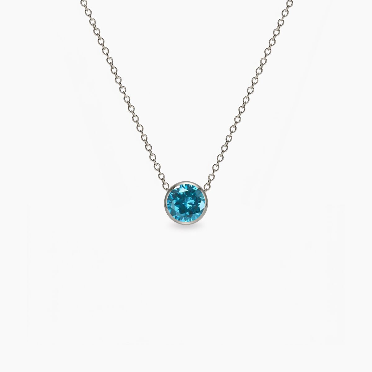 Birthstone-Decembar-ogrlica-stainless-steel Birthstone Decembar ogrlica stainless steel - Slika 1