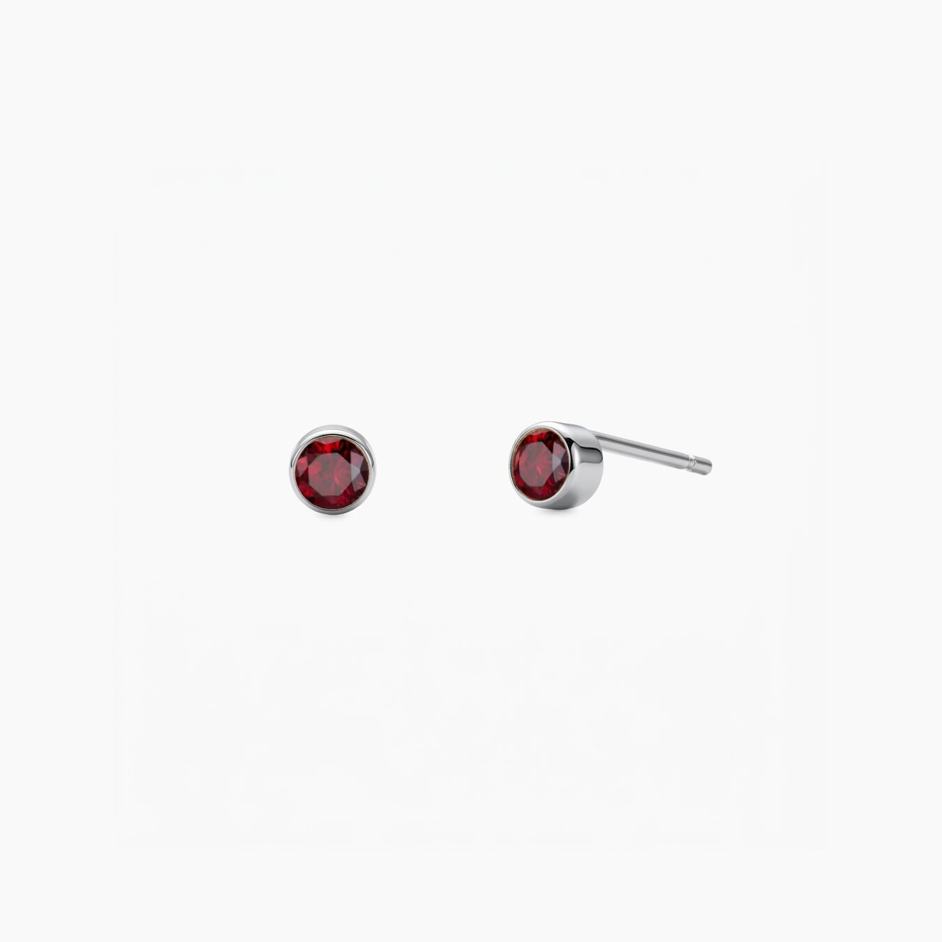 Birthstone-Januar-minđuše-stainless-steel Birthstone Januar minđuše stainless steel - Slika 1