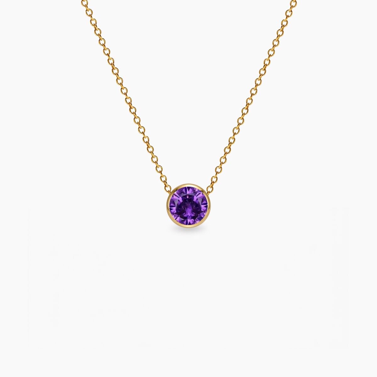 Birthstone-Jun-ogrlica-14k-pozlata-stainless-steel Birthstone Jun ogrlica 14k pozlata stainless steel - Slika 1