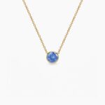 Birthstone Mart ogrlica 14k pozlata stainless steel