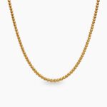 CLASSIC stainless steel mini ogrlica 14k zlatna